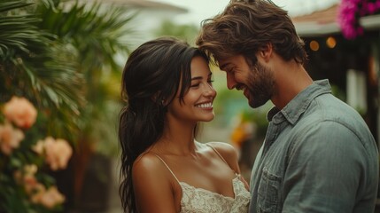 Happy Couple Outdoors