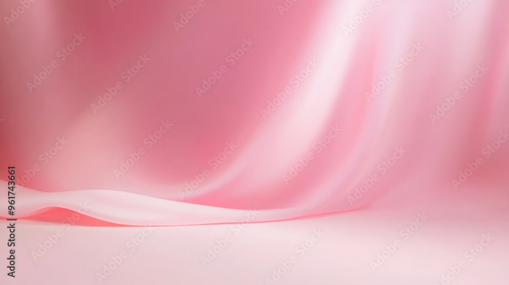 Poster soft, pastel pink background with a subtle gradient, creating a gentle and calming backdrop