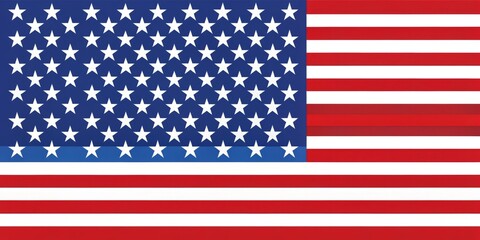 The stars shine bright on the blue canvas, stripes of white and red marching forward, a symbol of