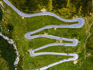 aerial view of spluga pass, switzerland