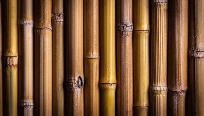 Obraz premium bamboo close-up wallpaper texture pattern or background