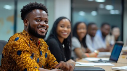Business Meeting Team Smiling Office