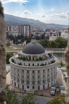 tourists enjoying and exploring the city of Skopje and its surroundings, the Vodno mountain