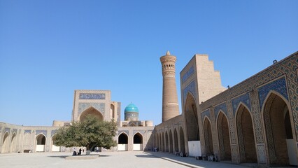 Fototapeta premium Bukhara and Smarkand, architecture, mosque, building, monument, door, gate, religion, morocco, landmark, ancient, entrance, tourism, marble, agra, taj, mahal, oman, stone, column, old, italy, columns,