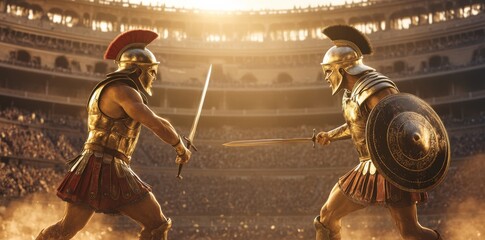 Spartans in armor troops war battle fight