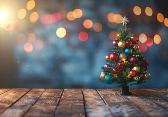 vibrant bokeh effect with multicolored circles of light against a blurred background. The bright orbs create a dreamy, festive atmosphere perfect for abstract or celebratory themes