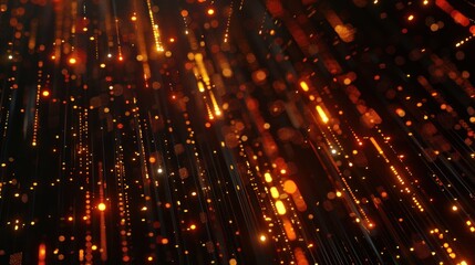 Obraz premium Abstract Golden Glitter and Lights