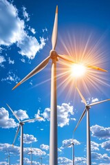 Fototapeta premium Renewable energy technologies are driving the transition to sustainable power sources