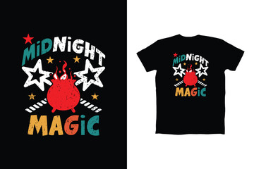 Mid Night Magic T-shirt Design