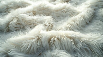 Wool Plush Fleece Fur Texture Close-up