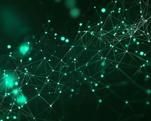 Dark background with square lines. Background for networking technology concept.