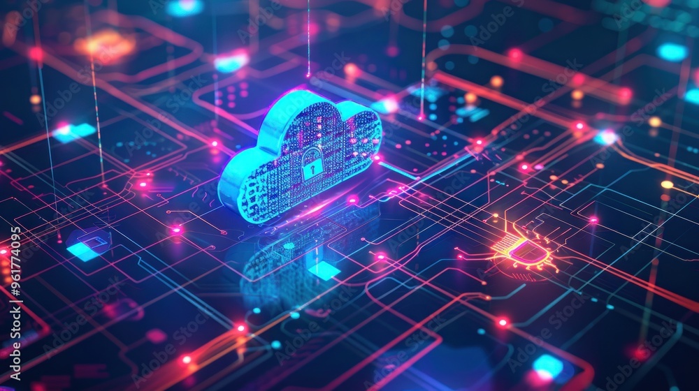 Poster secure cloud computing with digital lock