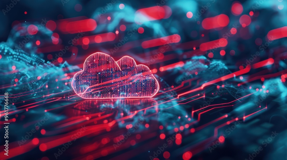 Poster digital cloud computing network