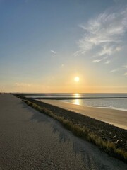 Obraz premium sunset over the sea