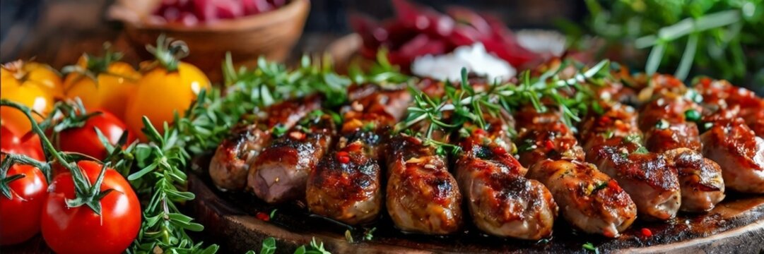 chicken ske with tomatoes and herbs