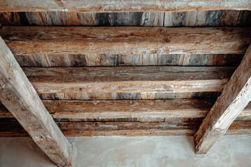 Exposed Wooden Beams: A Glimpse into Rustic Charm & History