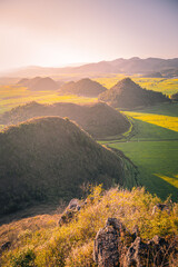 Luoping County is located in the eastern area of Qujing Prefecture, only 240 kilometers (150 miles)...