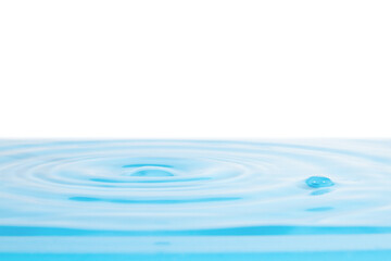 Water. on isolated transparent background..