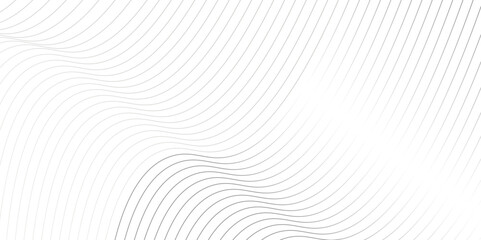 Curve wave seamless pattern line texture. abstract white, gray vector wave elegant striped diagonal line technology concept web texture background. geometric modern or simple minimal line vector.