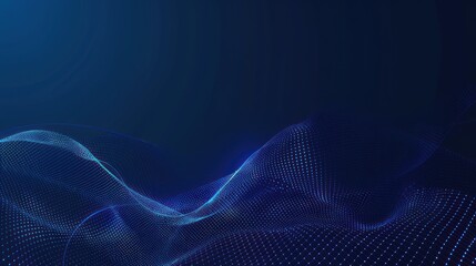 Abstract Digital Wave Background