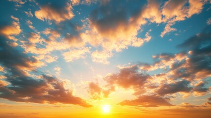 Obraz premium Dramatic Sunset Sky