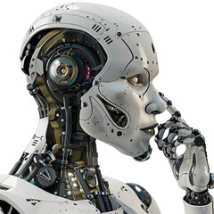 Fototapeta premium robot cyborg soldier