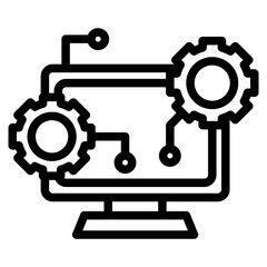 Computer science icon
