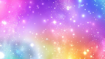 Obraz premium Starry colourful pastel sky background