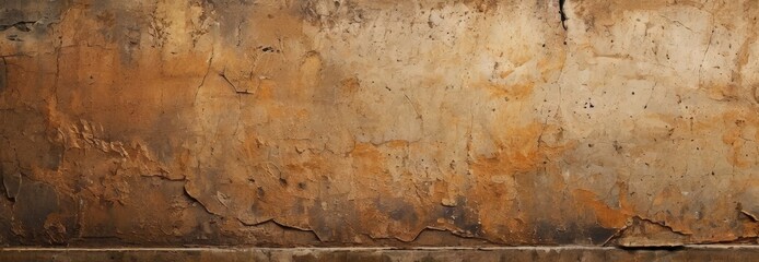 wall with brown paint on it