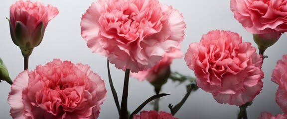 bunch pink flowers in vase