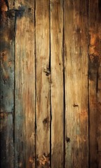 Fototapeta premium wooden wall with peeling paint and