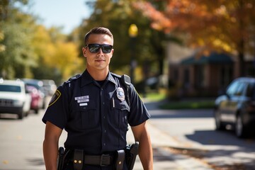 Portrait of police officer.