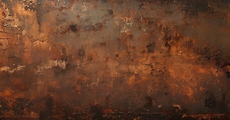 Obraz premium painting rust wall with brown background