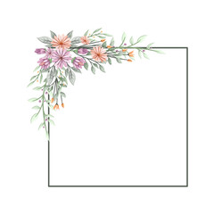 Obraz premium Floral Arrangement perfect for your design need, for invitation, pattern, border, and background