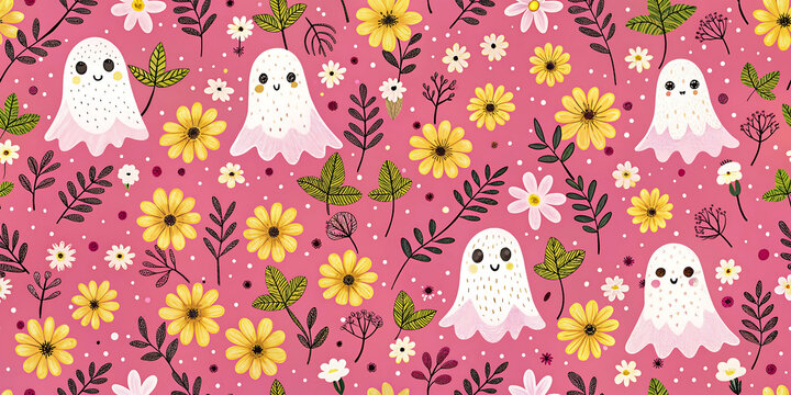 halloween pink patterns
