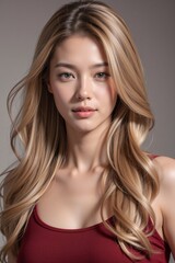 Naklejka premium female model nice dress