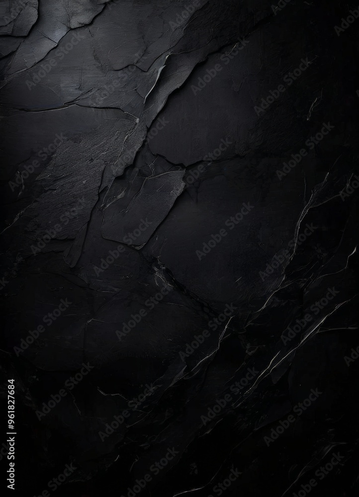 Wall mural black marble texture background