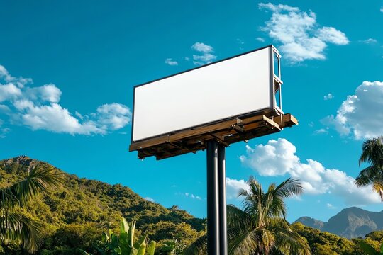 Advertising board, vintage style, nostalgic appeal evokes a sense of nostalgia while promoting modern products