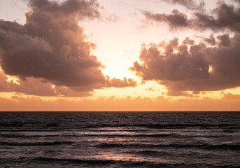 sunrise over the sea