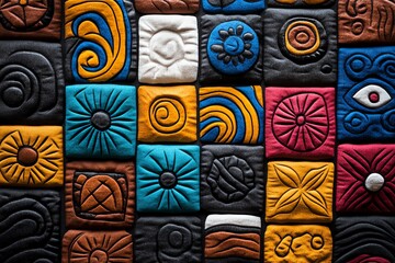 African pattern, storytelling through symbols, visual narratives convey messages and lessons from generation to generation