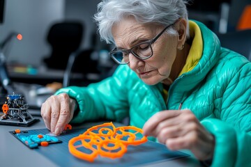 Age and learning, older adults, breaking stereotypes by engaging in complex learning tasks and proving that age is no barrier