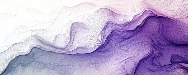 Softly shaded topographic line map with a light gradient and delicate, flowing contours. Abstract and Minimalistic Design Backgrounds