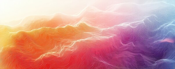 Softly shaded topographic line map with a light gradient and delicate, flowing contours. Abstract and Minimalistic Design Backgrounds