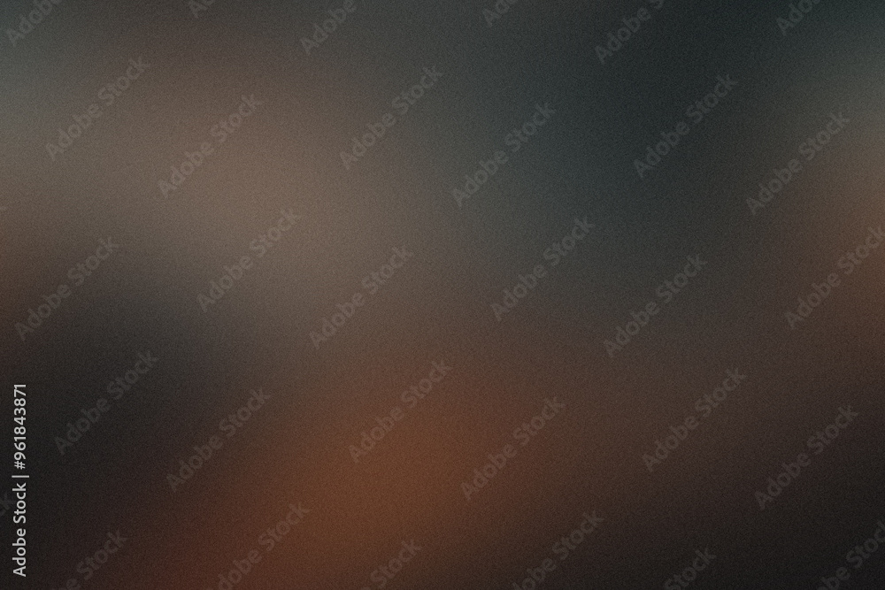 Poster abstract background with smooth gradient colors and grainy texture in dark tones
