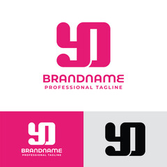 Letters YO Monogram Logo, Great for Multisector Company Branding