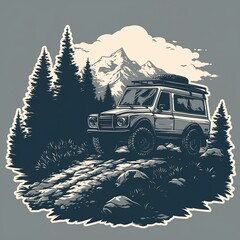 contour-cut sticker adventure , 3d rendering, generated AI