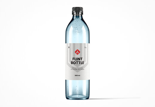 Glass Bullet Bottle With Liquid