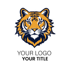 Tiger mascot illustrations logo design