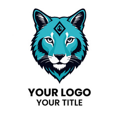 Tiger head logo mascot