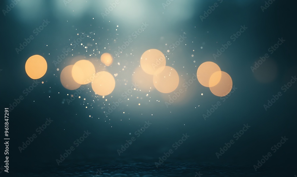 Aufkleber abstract background with blurred lights and texture